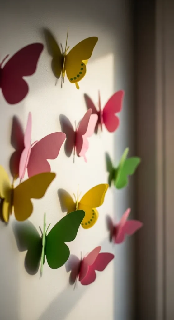 DIY Butterfly Wall Art