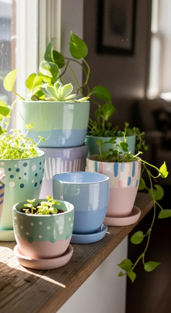 DIY Ceramic Plant Pots