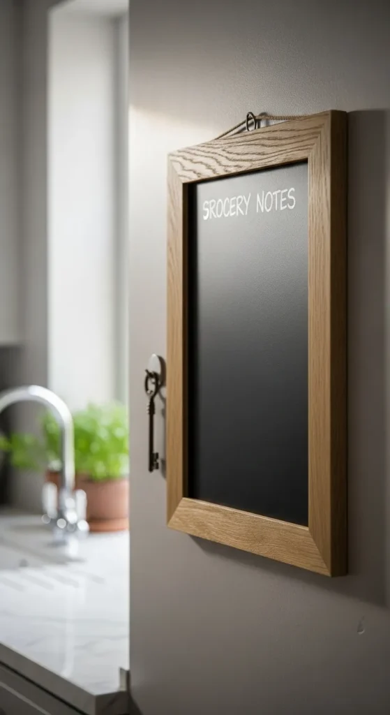 DIY Chalkboard Grocery List