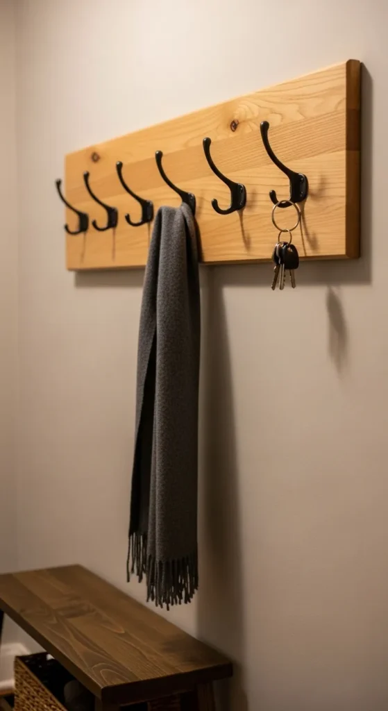 DIY Coat Hook Board