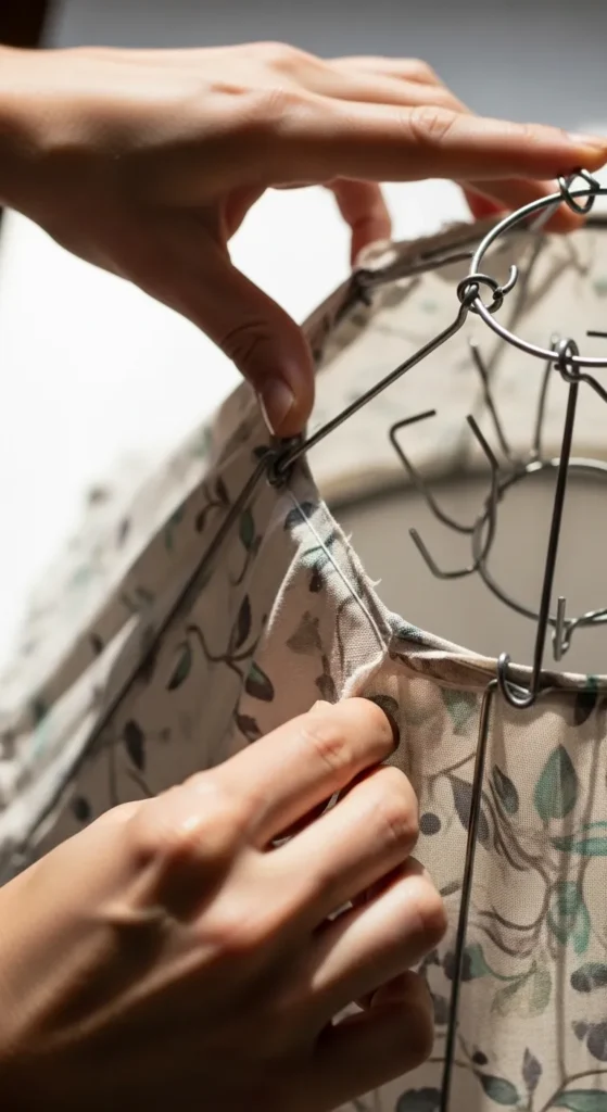 DIY Fabric Lampshade