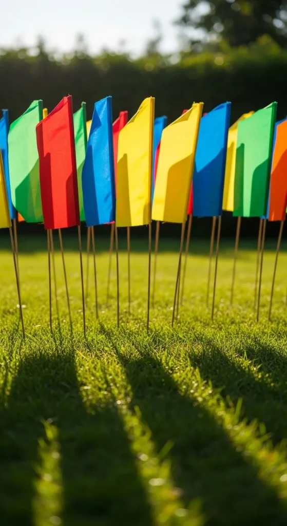 DIY Garden Flags