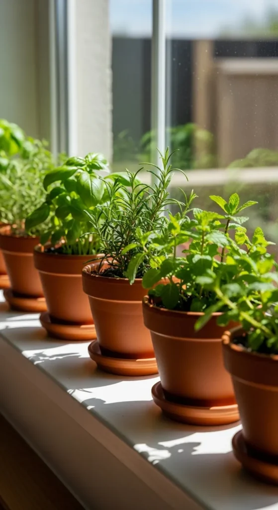 DIY Herb Station by the Window