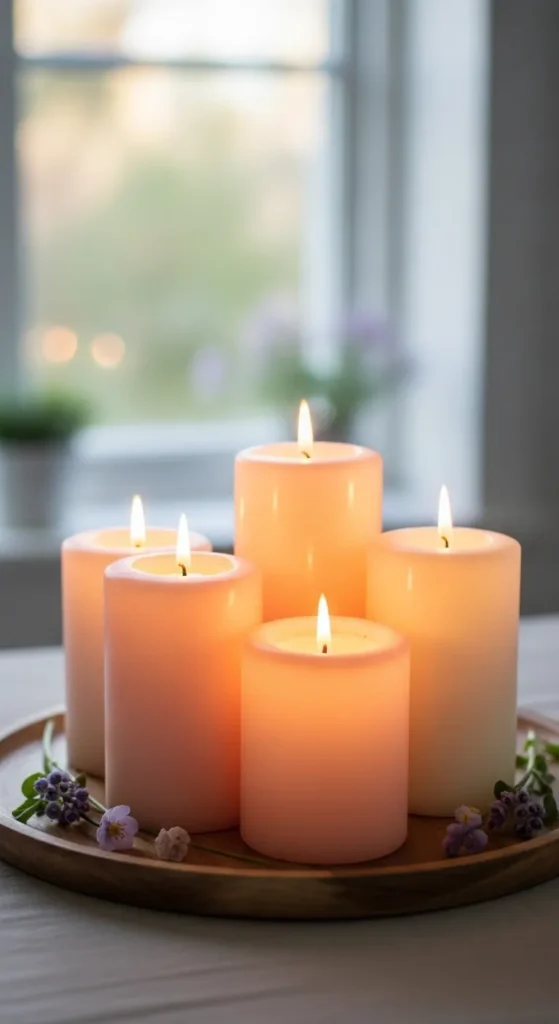 DIY Ombre Candles