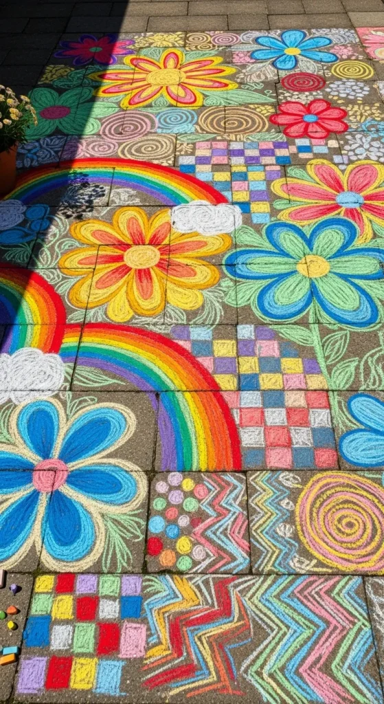 DIY Outdoor Chalk Art