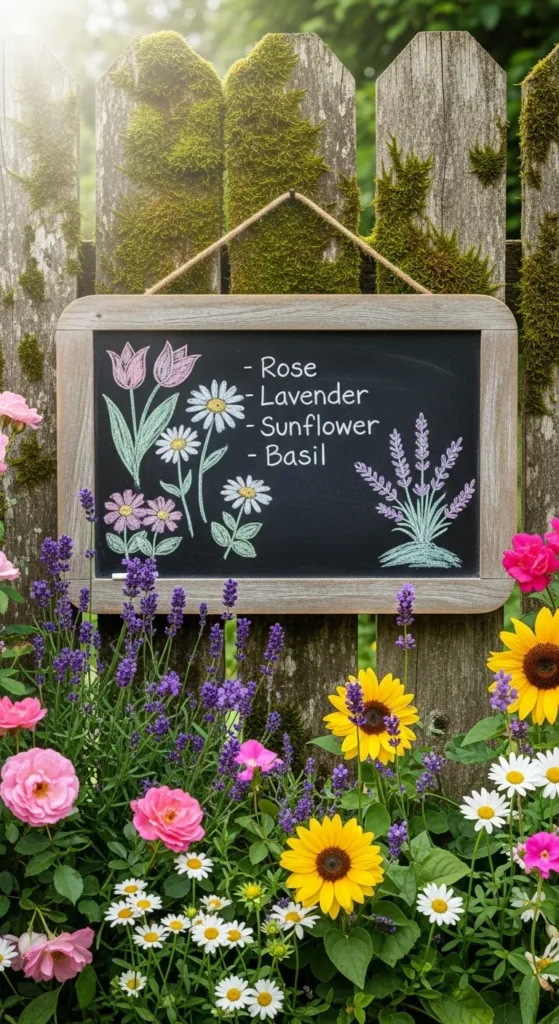 DIY Outdoor Chalkboard