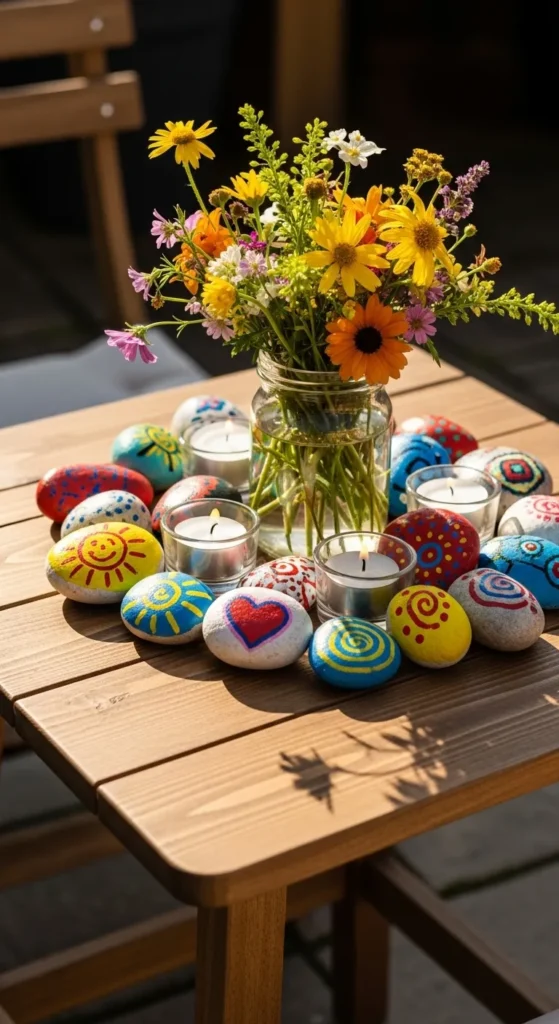 DIY Outdoor Table Centerpiece