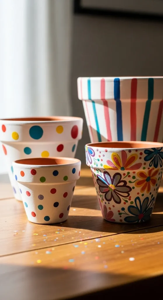DIY Painted Terracotta Pots