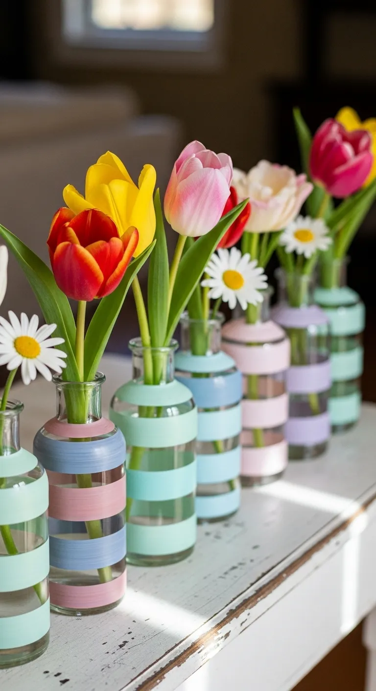 DIY Painted Vases