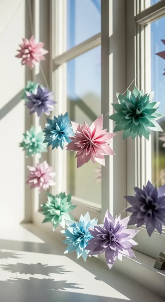  DIY Paper Flower Garland