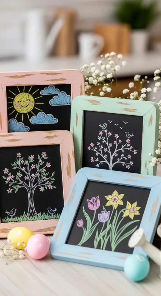 DIY Pastel Chalkboard Signs