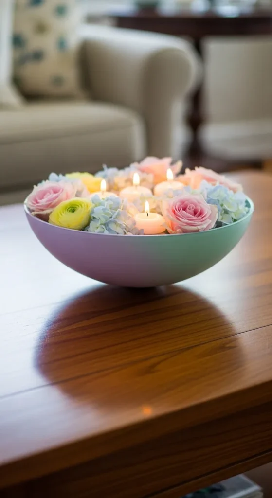 DIY Pastel Floating Centerpieces