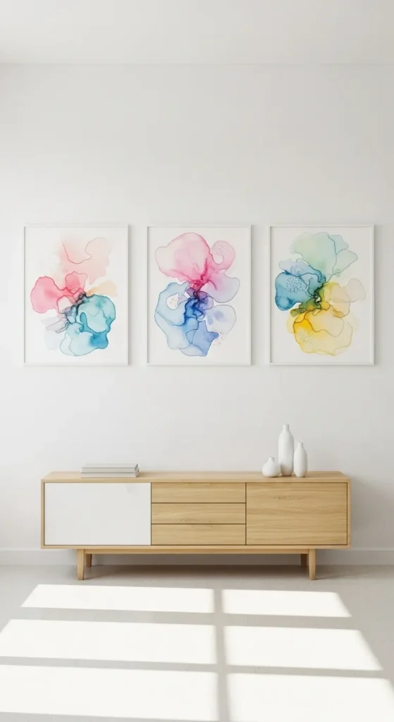 DIY Pastel Wall Art
