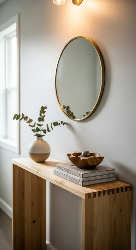 DIY Slim Console Table