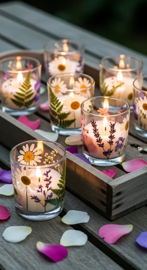  DIY Spring Candles