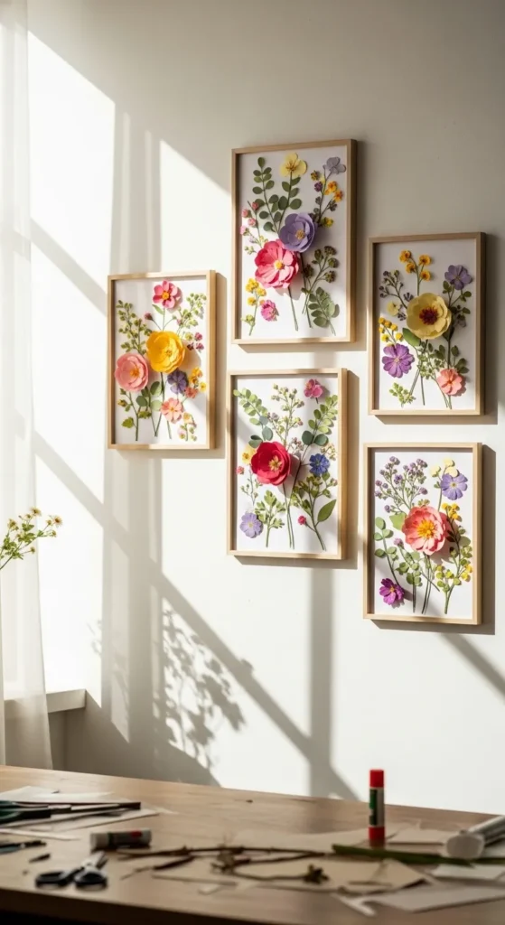 DIY Spring Floral Frames