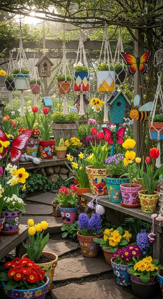 DIY Spring Garden Decor