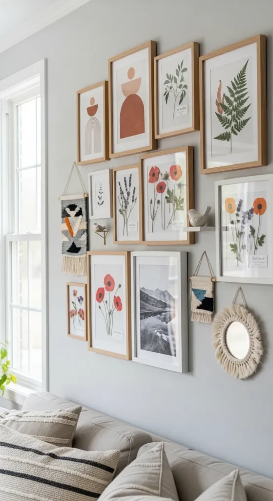 DIY Spring Wall Collage
