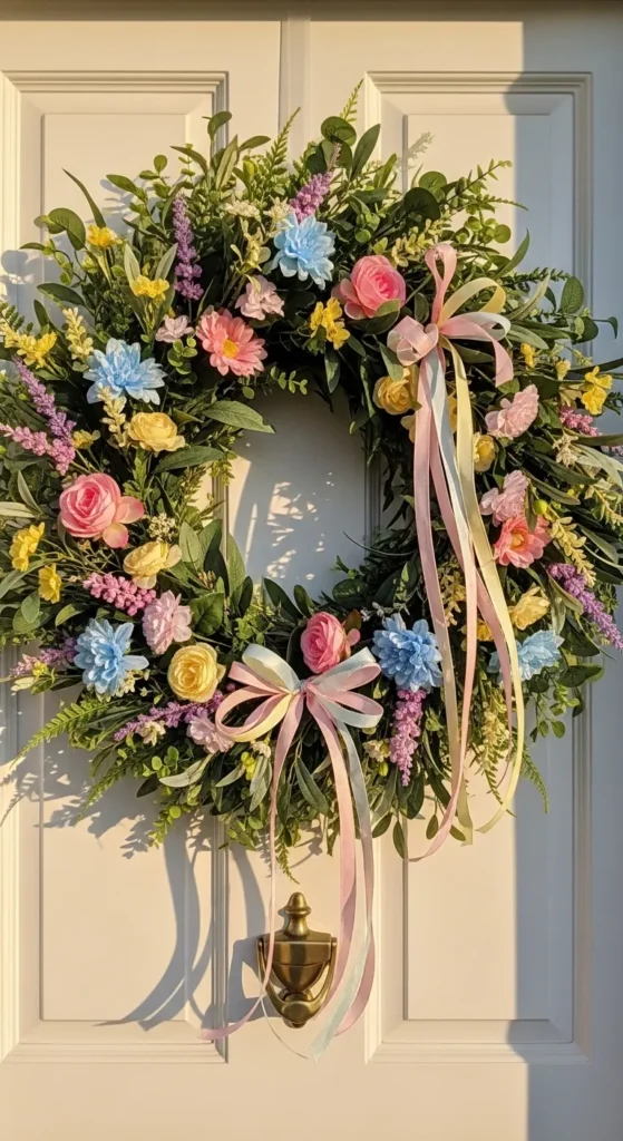 DIY Spring Wreaths for Doors or Walls