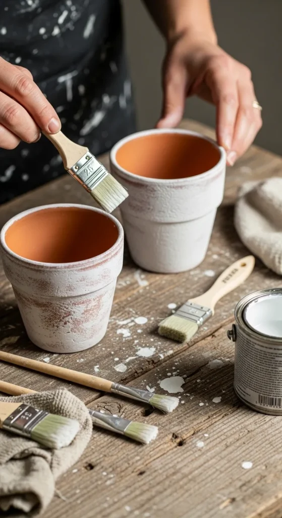 DIY Terra Cotta Planters