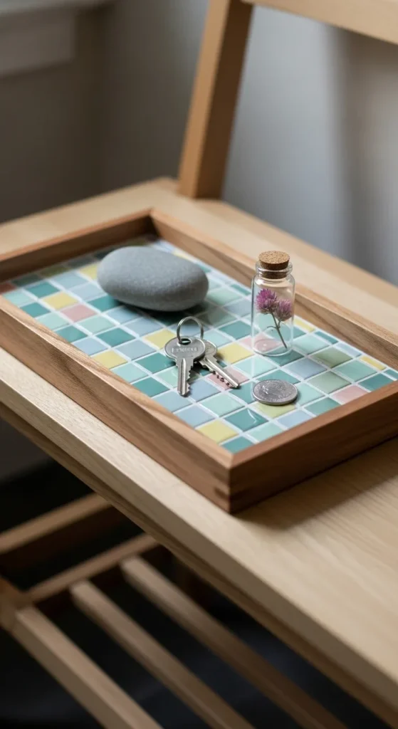 DIY Tile Entryway Tray