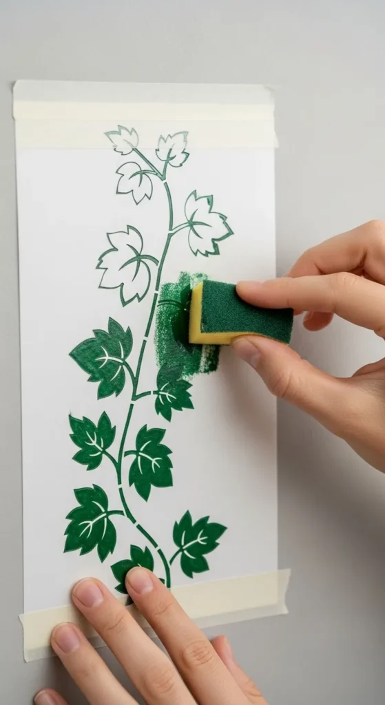 DIY Wall Decals with Stencils