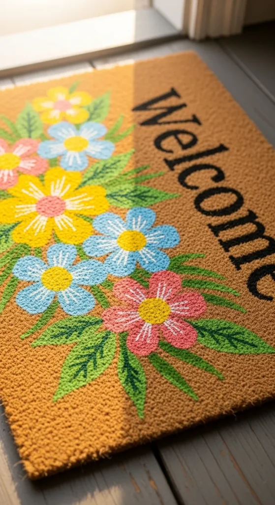  DIY Welcome Mat