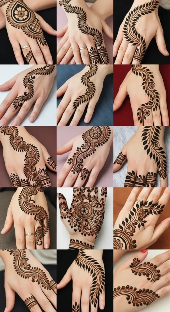 Delicate Leafy Trails