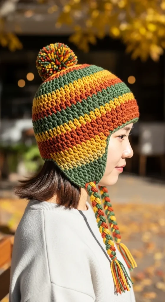 Ear-Flap Crochet Hat