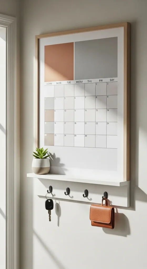 Entryway Wall Calendar Board