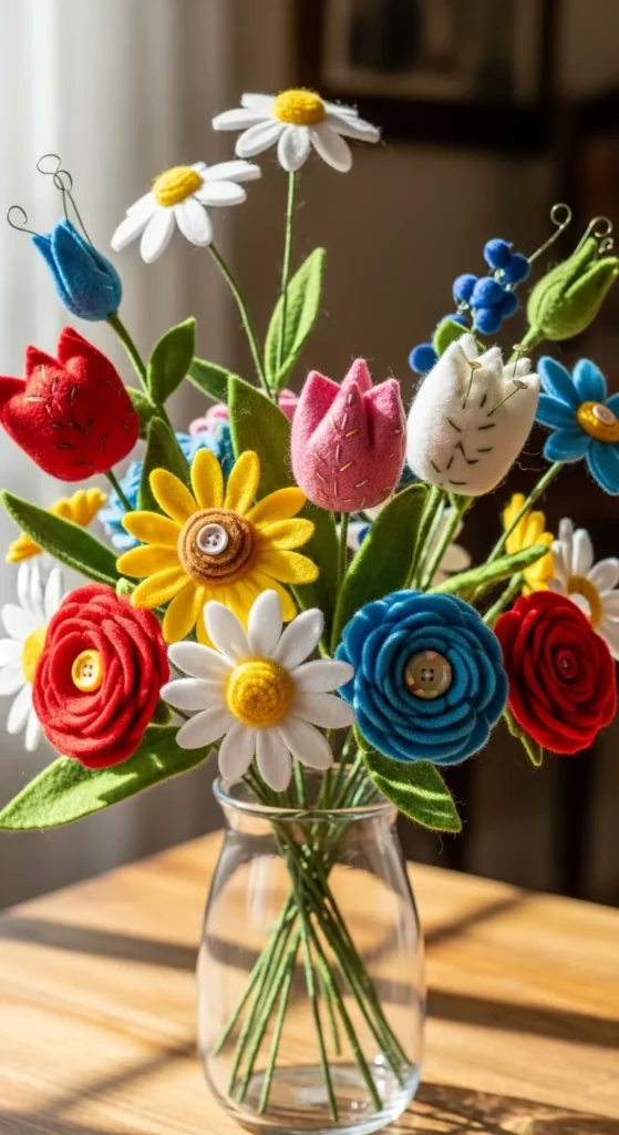 Felt Flower Bouquet