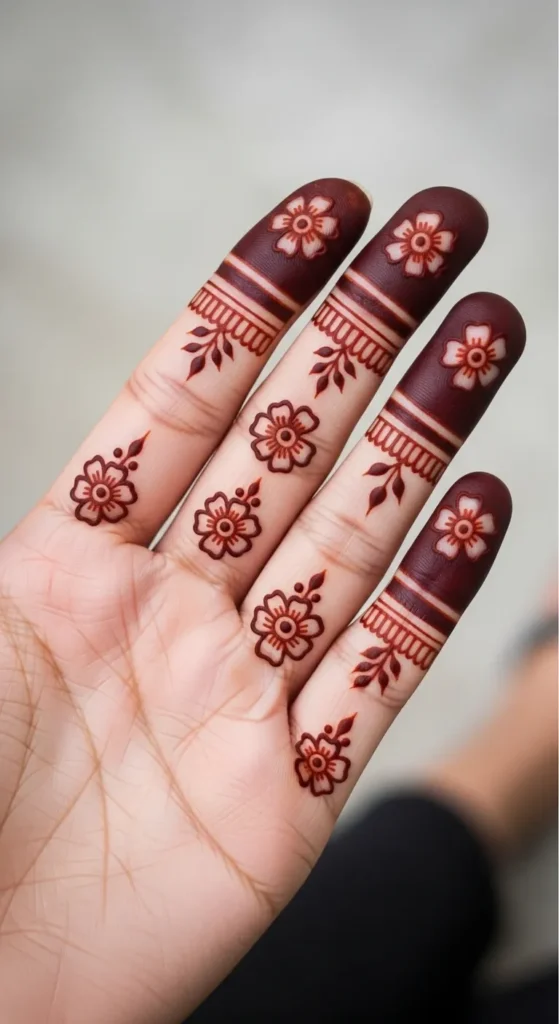 Fingertip Floral Pattern