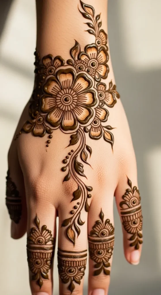 Floral Hand Wrap Design