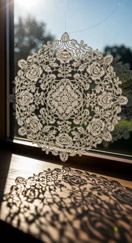 Floral Lace Suncatcher