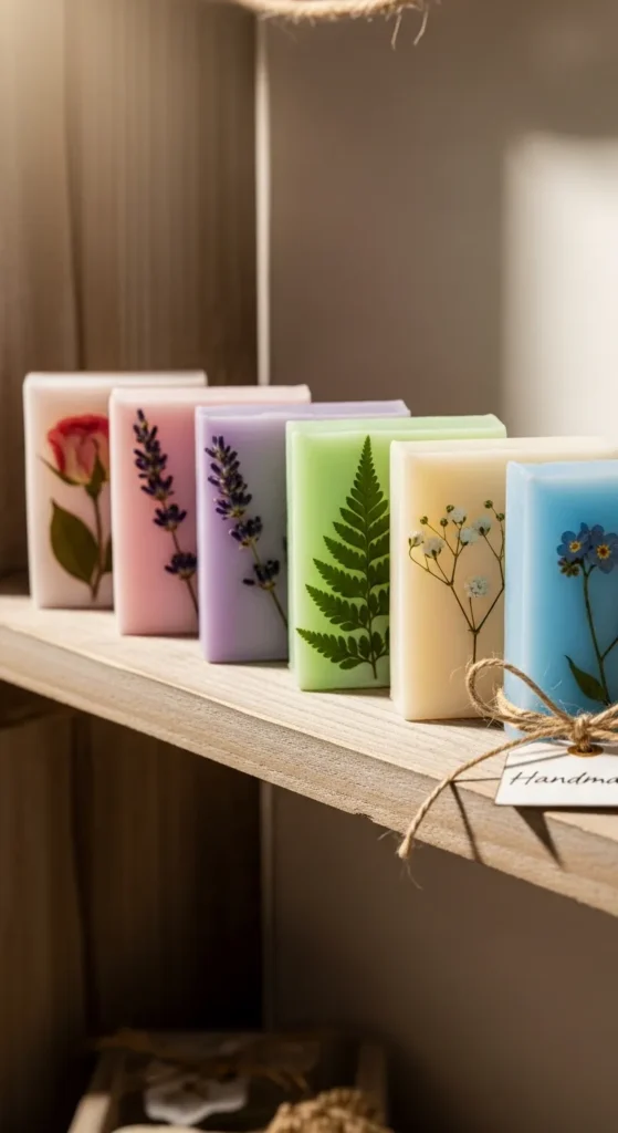 Floral Pressed Soap Bars