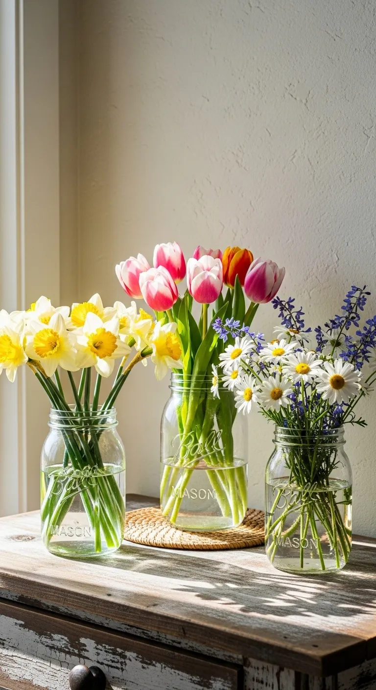 Fresh Flower Jars