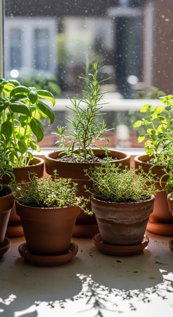 Fresh Herb Garden in the Kitchen