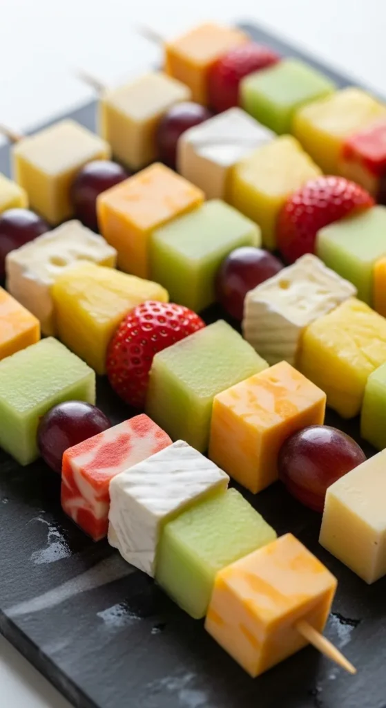 Fruit and Cheese Kabobs