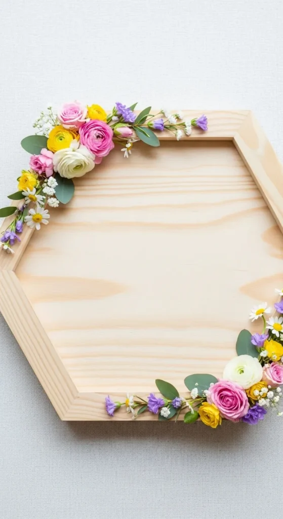 Geometric Floral Frames
