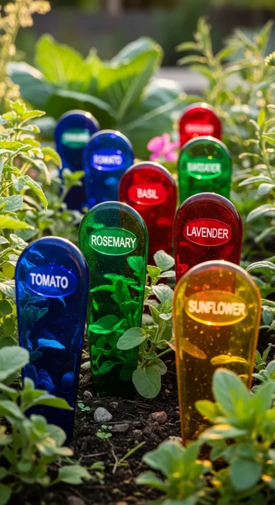 Glass Garden Markers