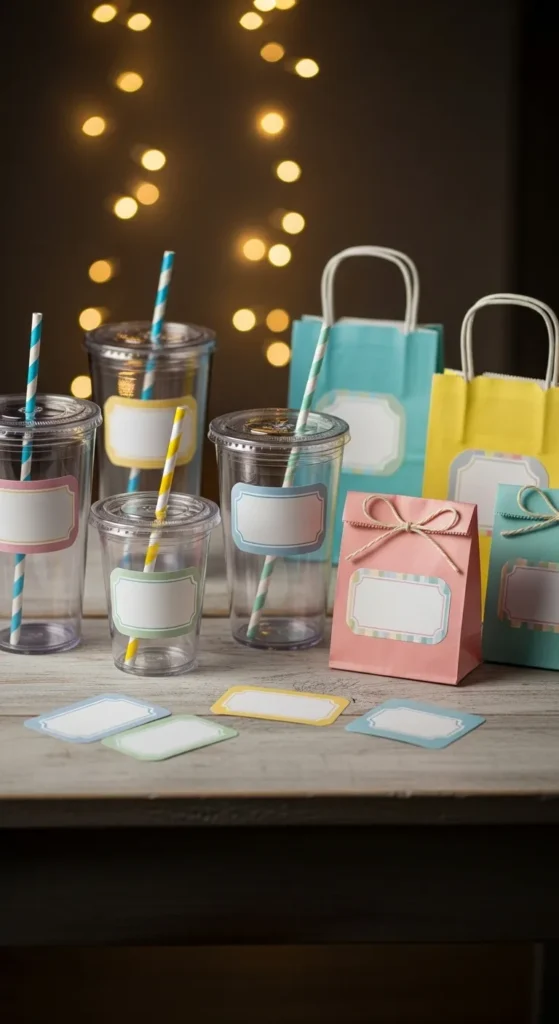 Guest Name Label Stickers