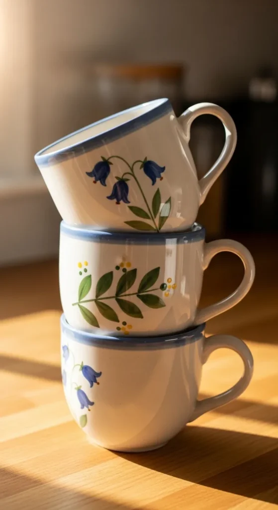 Hand-Painted Ceramic Mugs