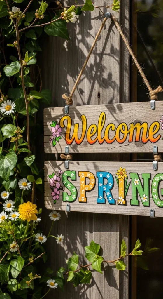 Hand-Painted Wooden Signs