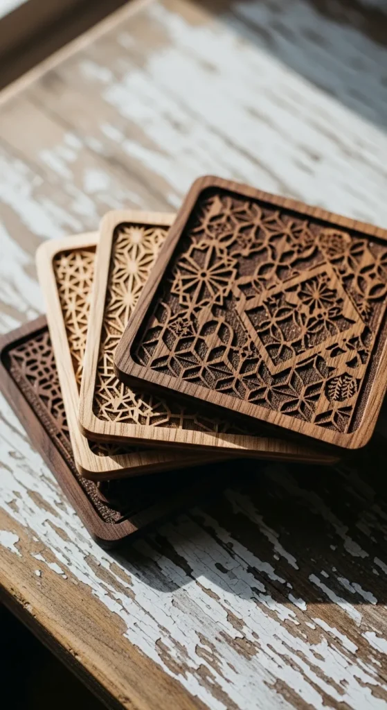 Handcrafted Wooden Coasters