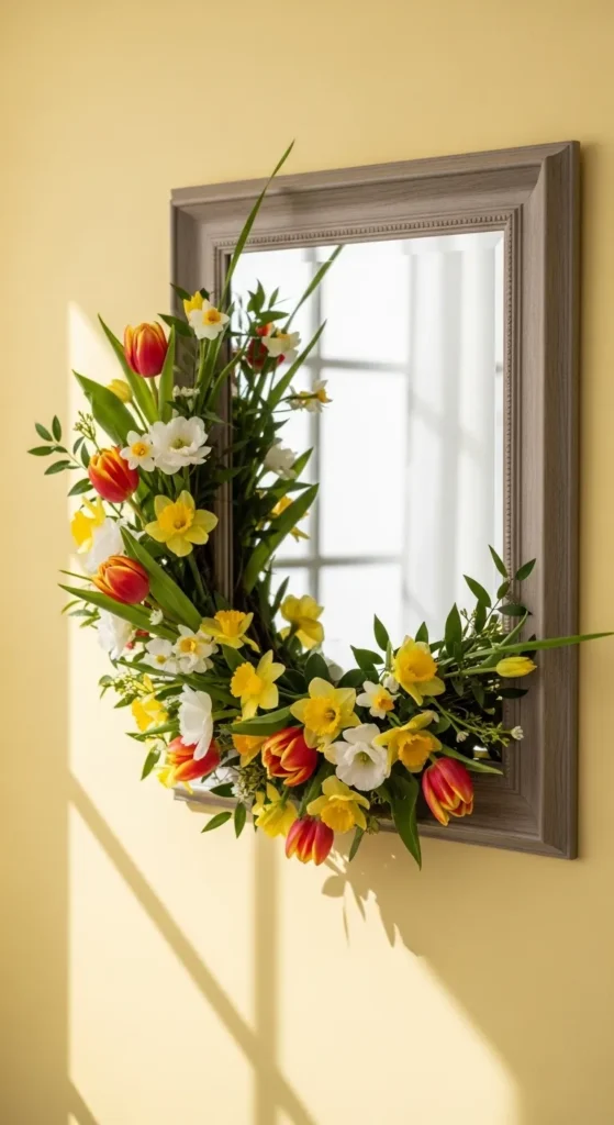 Hang a Spring-Themed Mirror