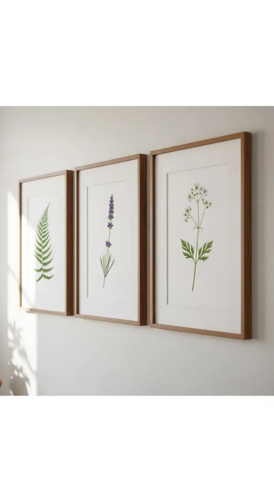 Hanging Botanical Prints
