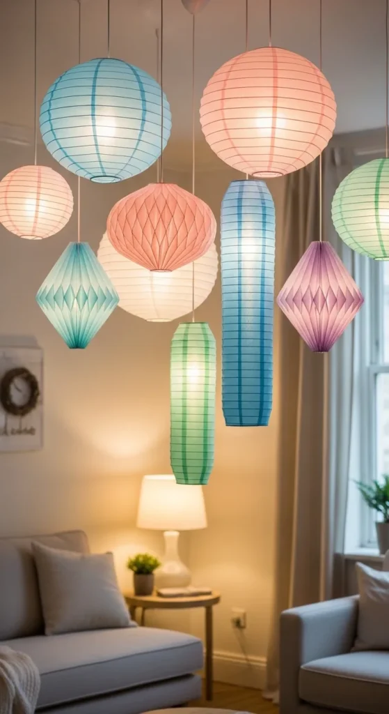 Hanging Paper Lanterns