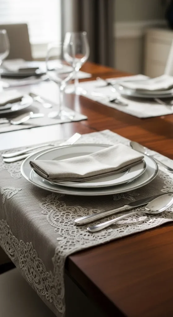 Lace-Layered Placemats