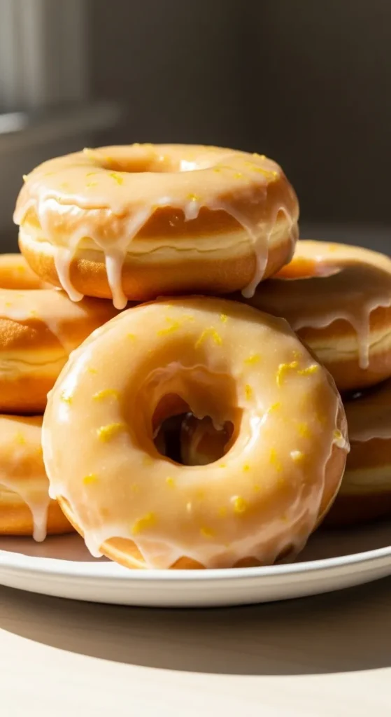 Lemon Glazed Donuts