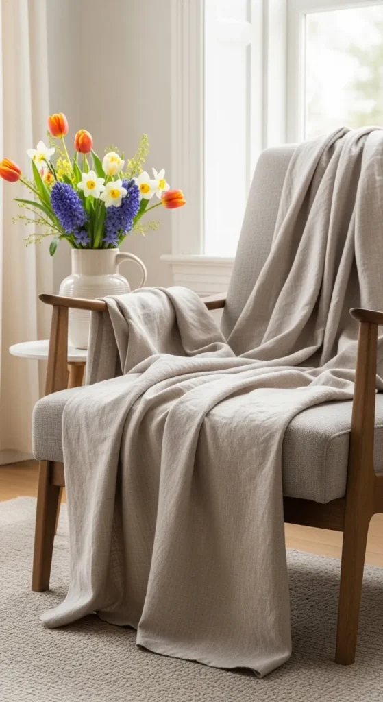Light Linen Throws